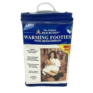 NEW The Original BED BUDDY WARMING FOOTIES With AROMATHERAPY - Microwave To Heat